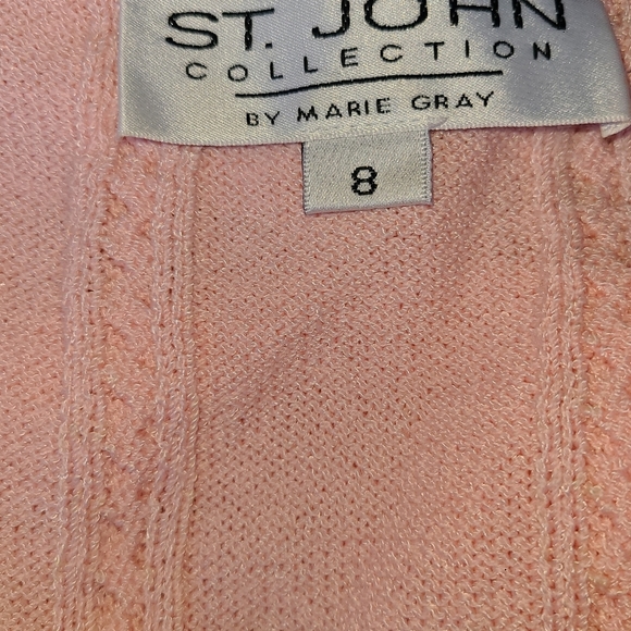 SAINT John Collection by Marie Gray Short Style Cardigan Short Sleeve Size 8. - Picture 3 of 4